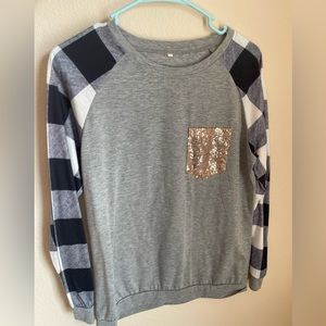 Cute fall blouse with a little sparkle ✨